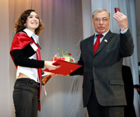 Boris Maltsev, the speaker of the Oblast Duma, arranged a state reception to celebrate the laureates’ triumph
