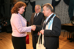 Congratulations of the winner from deputies of the Duma