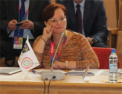 Duma Speaker Oksana Kozlovskaya